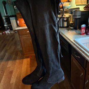 Black Over-the-Knee Boots